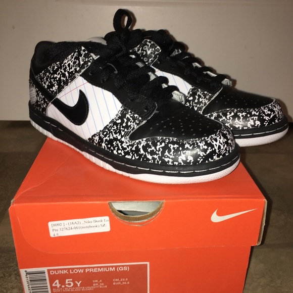 nike dunk notebooks